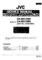 JVC AXMX-70-BK-Service-Manual
